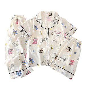 儿童春夏季薄款纯棉三件套家居服