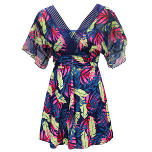 泳衣女款大码胖mm遮肉连体泳装微胖女孩大胸游泳衣夏2026新款爆款