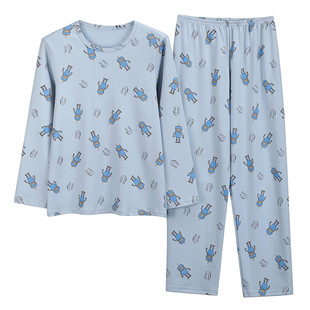 儿童睡衣男童夏装纯棉女童家居服套装空调服薄款秋季宝宝衣服童装