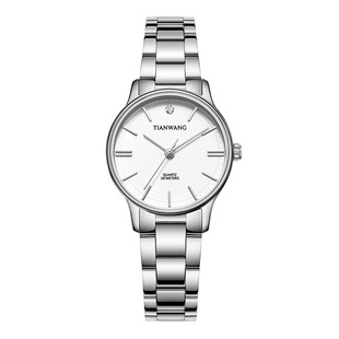 天王手表官方正品简约女士手表钢带石英手表男女款31332 新年礼物