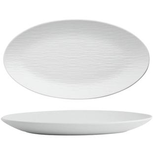 创意陶瓷椭圆形鱼盘家用蒸鱼盘子大号碟子高级感菜盘商用酒店餐具