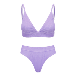 Yukari swim 分体泳装三角性感比基尼泳衣高级深V聚拢带胸垫网红