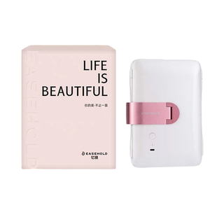 easehold三面高清折叠化妆镜旅游便携led带灯光放大桌面台式镜子