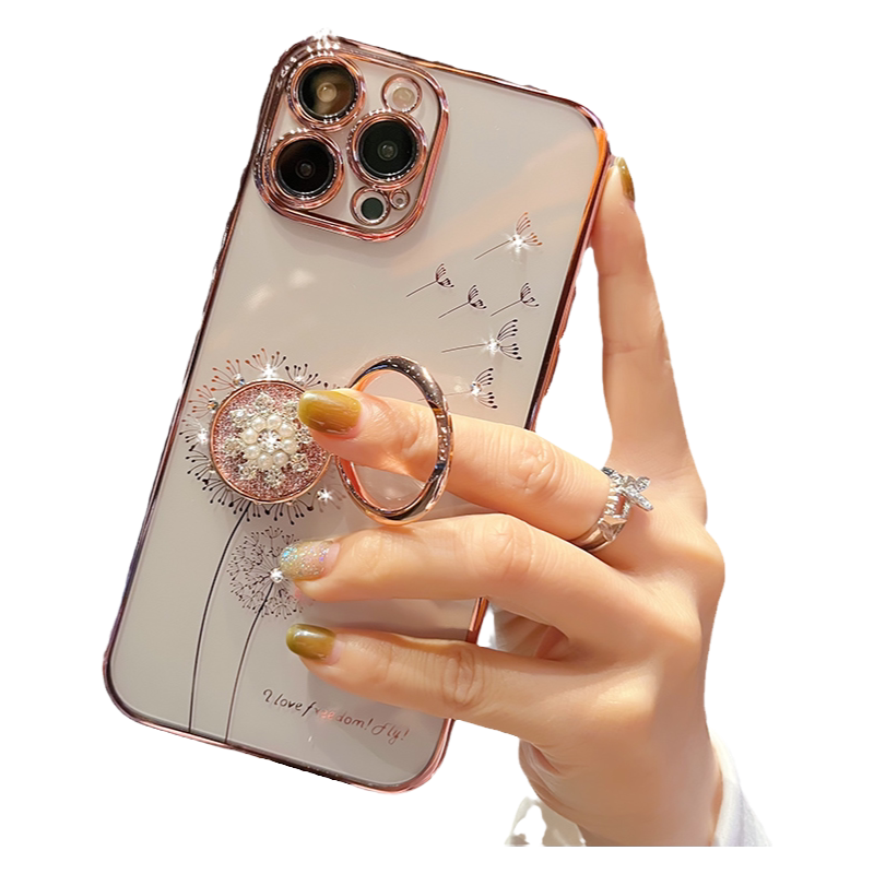 适用iPhone13创意指环硅胶手机壳