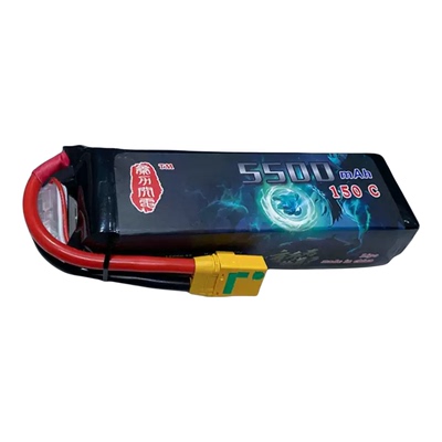 暴力闪电4S 6S 14.8V 22.2V 5500mah 旗舰 150c RC遥控模型车电池