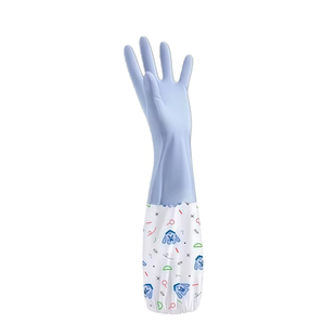 洗碗手套家务厨房耐用加厚防水橡胶刷碗洗衣服女清洁专用加绒耐磨