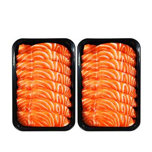 挪威冰鲜三文鱼新鲜刺身鱼片H111厂特优精选刺身海鲜200g*2