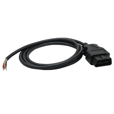 鹿途汽车检测仪OBD2延长线AWG22高品质 车载电脑连接线转换插头