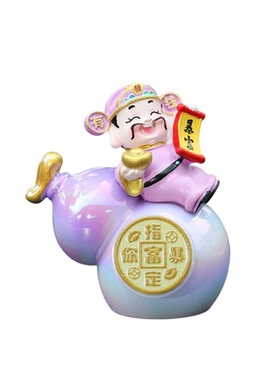 好运财神爷车载饰品桌面摆件装饰