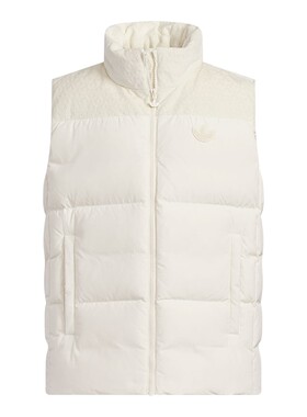 adidas阿迪达斯三叶草男大童鸭绒羽绒服马甲冬装保暖背心 KC5393