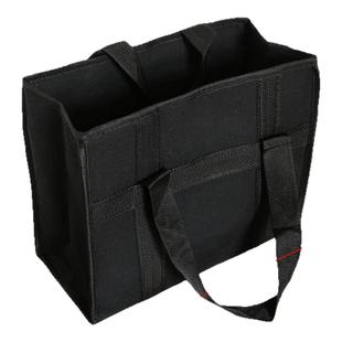 正品手提收纳包特厚帆布工具包黑色加厚耐磨手提包大容量包电工包