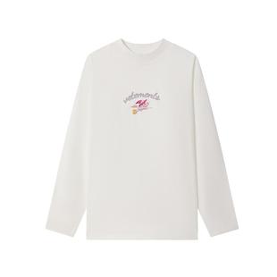 VETEMENTS男女同款纯色圆领长袖T恤字母印花休闲宽松上衣 301446