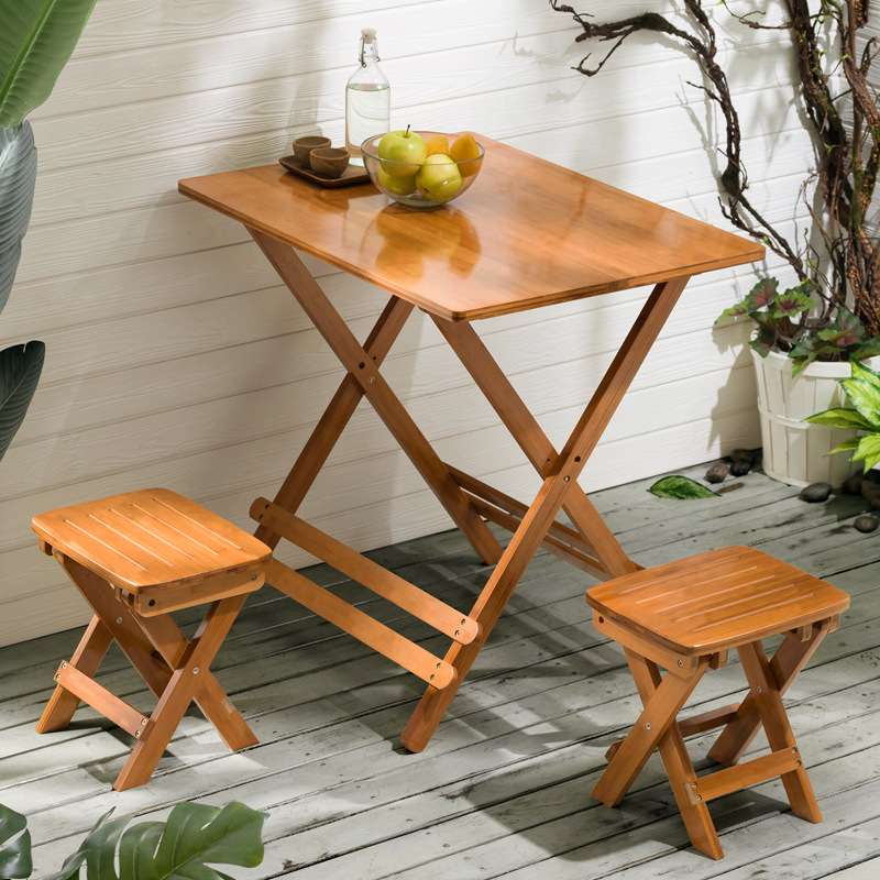 家用简约小户型餐桌饭桌圆桌餐桌椅客厅长方形伸缩可木桌折叠组合