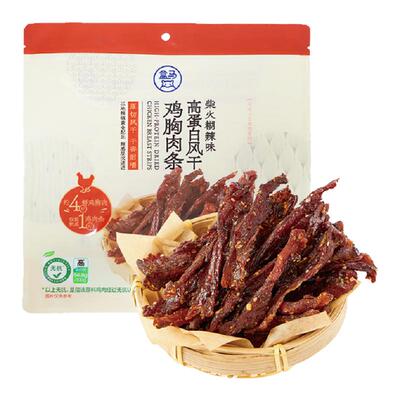盒马 高蛋白风干鸡胸肉条 柴火糊辣味 258g