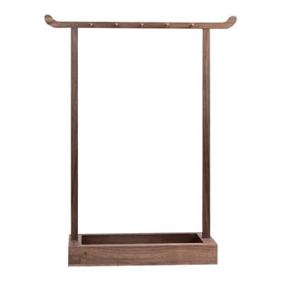 善琏湖笔 扶摇笔挂 胡桃木笔架毛笔挂架展示架收纳架毛笔架子实木摆件新中式陈列架挂毛笔笔搁文房四宝礼盒