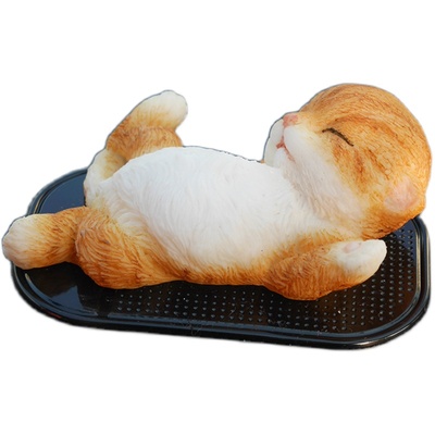 可爱动物汽车摆件树脂仿真睡狗