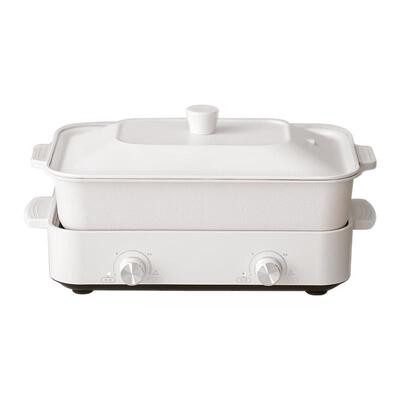 olayks多功能料理锅鸳鸯电火锅