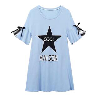 孕妇装夏季套装短袖薄款宽松大码上衣两件套时尚外穿t恤连衣裙子