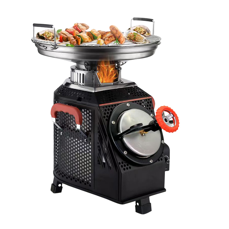 科烘柴火灶新款家用烧木柴户外柴火炉便携气化庭院农村不锈钢炉子