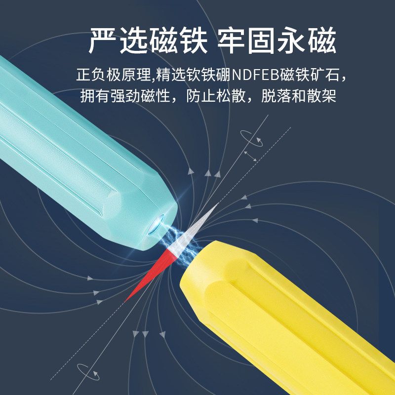 跨境儿童早教拼装磁力积木磁性拼装组装大磁力玩具棒磁性拼颗粒插