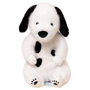 赛特嘟嘟仿真小狗斑点狗巴吉度罗威纳犬公仔毛绒玩具狗狗玩偶礼物