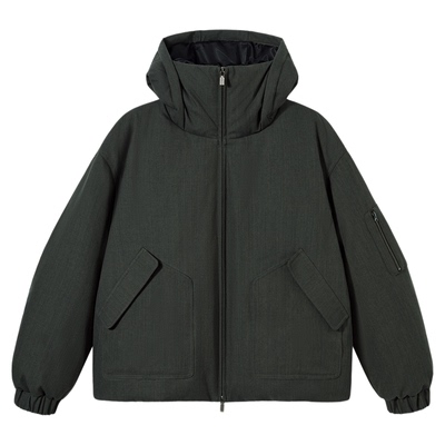 PSO Brand男装女装【高领保暖】白鸭绒双拉链羽绒服男款冬季外套