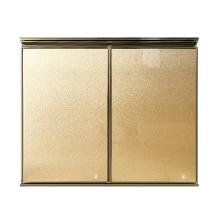 厨房橱柜门板定制钢化玻璃带框晶钢柜门订做整体铝合金灶台门自装