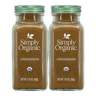 Simply有机肉桂粉天然进口纯桂皮食用玉桂生酮咖啡烘焙专用调味料