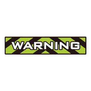 WARNING注意安全警示车贴汽车创意文字提示标识油箱侧窗装饰贴纸