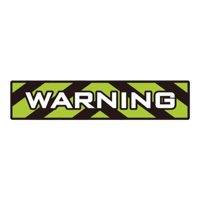 warning注意安全警示侧窗车贴