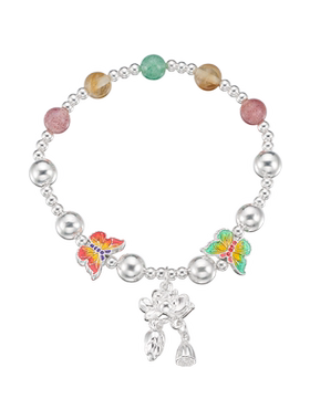 顺钦银楼女S999足银小清新手串