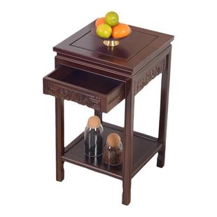 实木花架鱼缸架盆景架置物架展示架奇石头摆件桌边几茶几角几方桌