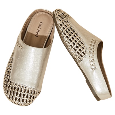 达芙妮2025新款时尚百搭包头拖