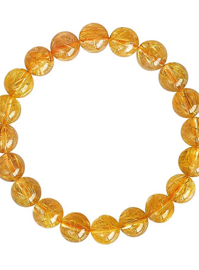 招米进米金发晶素圈手链