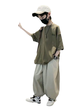 乐比妙妙屋时尚阔腿裤套装