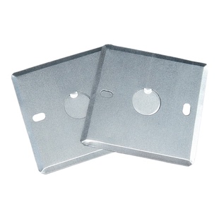 86型接线盒盖板铁盒金属盖板八角盖板暗装盒盖明盒盖镀锌盖板20孔