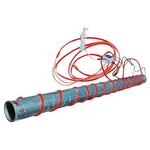 管道防冻电伴热带220V硅橡胶水管伴热带太阳能水管保温防冻加热带