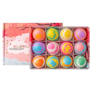 NARBERRY/奈宝莉泡澡球精油玫瑰花瓣牛奶泡泡浴缸神器成人沐浴盐