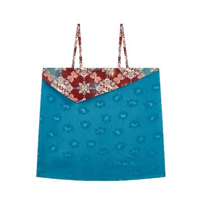 现货云鹿归鸿织造司原创宋制汉服对襟长衫团花抹胸吊带提花缎旋裙