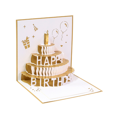 生日贺卡礼物创意立体3d个性diy