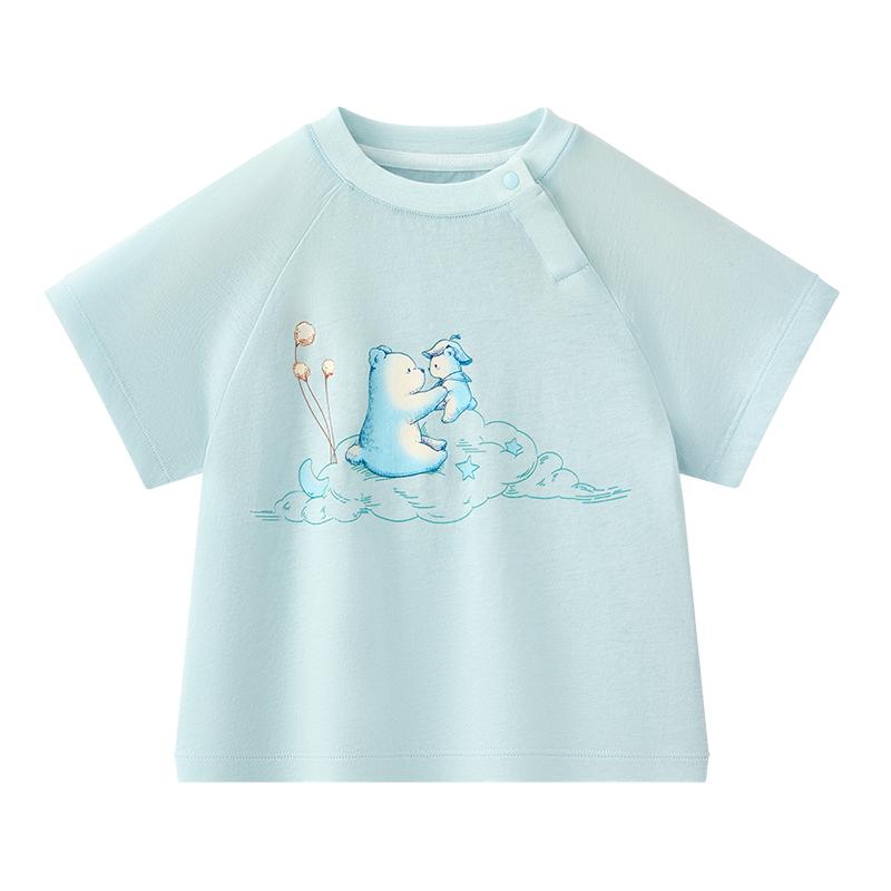 babycare有机棉短袖纯棉儿童T恤
