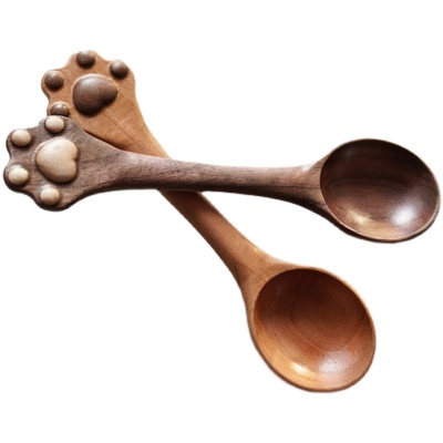 joe小作坊可爱猫爪礼物日式饭勺