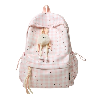 书包女生小学生初中生韩系百搭ins小众大容量女旅游出去玩双肩包