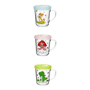 儿童玻璃牛奶杯直饮吸管杯刻度耐高温3岁以上宝宝喝水早餐喝奶杯