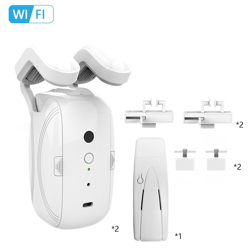 涂鸦智能三合一窗帘机器人免伴侣轨道窗帘电动窗帘安装助理