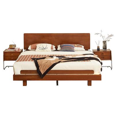 全友家居主卧中古风实木床双人床