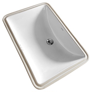 箭牌台下盆家用嵌入式洗漱盆洗手池洗脸盆卫生间方形陶瓷阳台柜盆