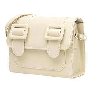 merimies泰国剑桥包M号纯色 单肩邮差包大容量通勤斜挎小方包女包