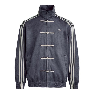 Adidas/阿迪达斯正品三叶草男女运动宽松新中式休闲外套KR0295