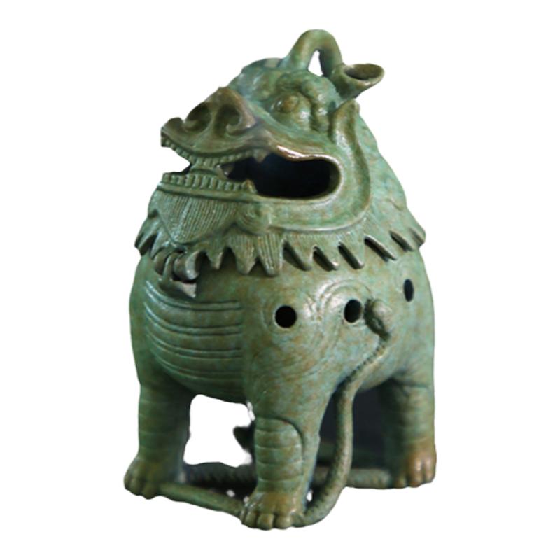 中国美术学院文创青铜小香炉手工国风中式桌面摆件高档领导礼物